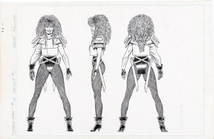 Official Handbook of the Marvel Universe Master Edition:Typhoid Mary  Issue 1 Comic Art